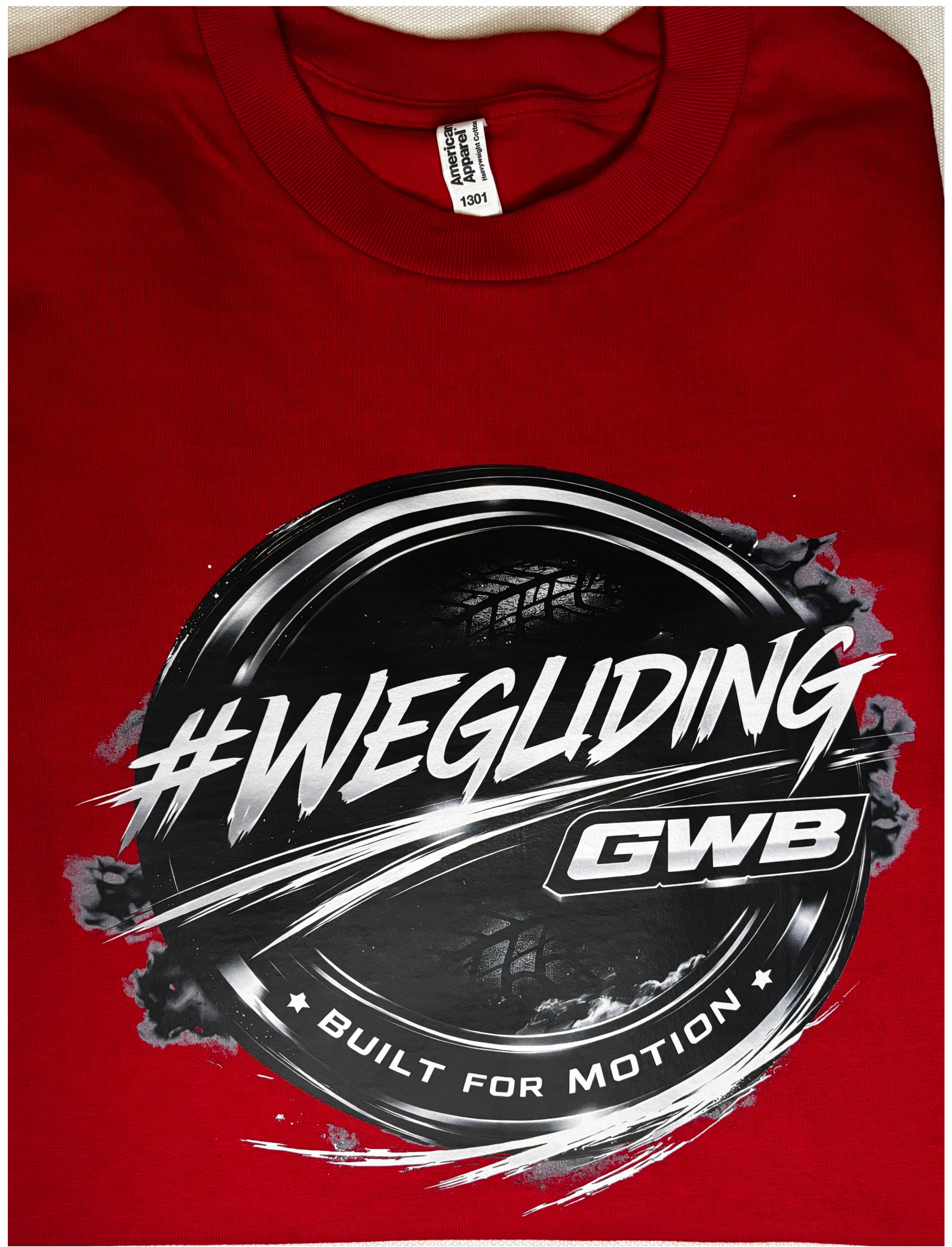 #WEGLIDING RED T-SHIRT BFM