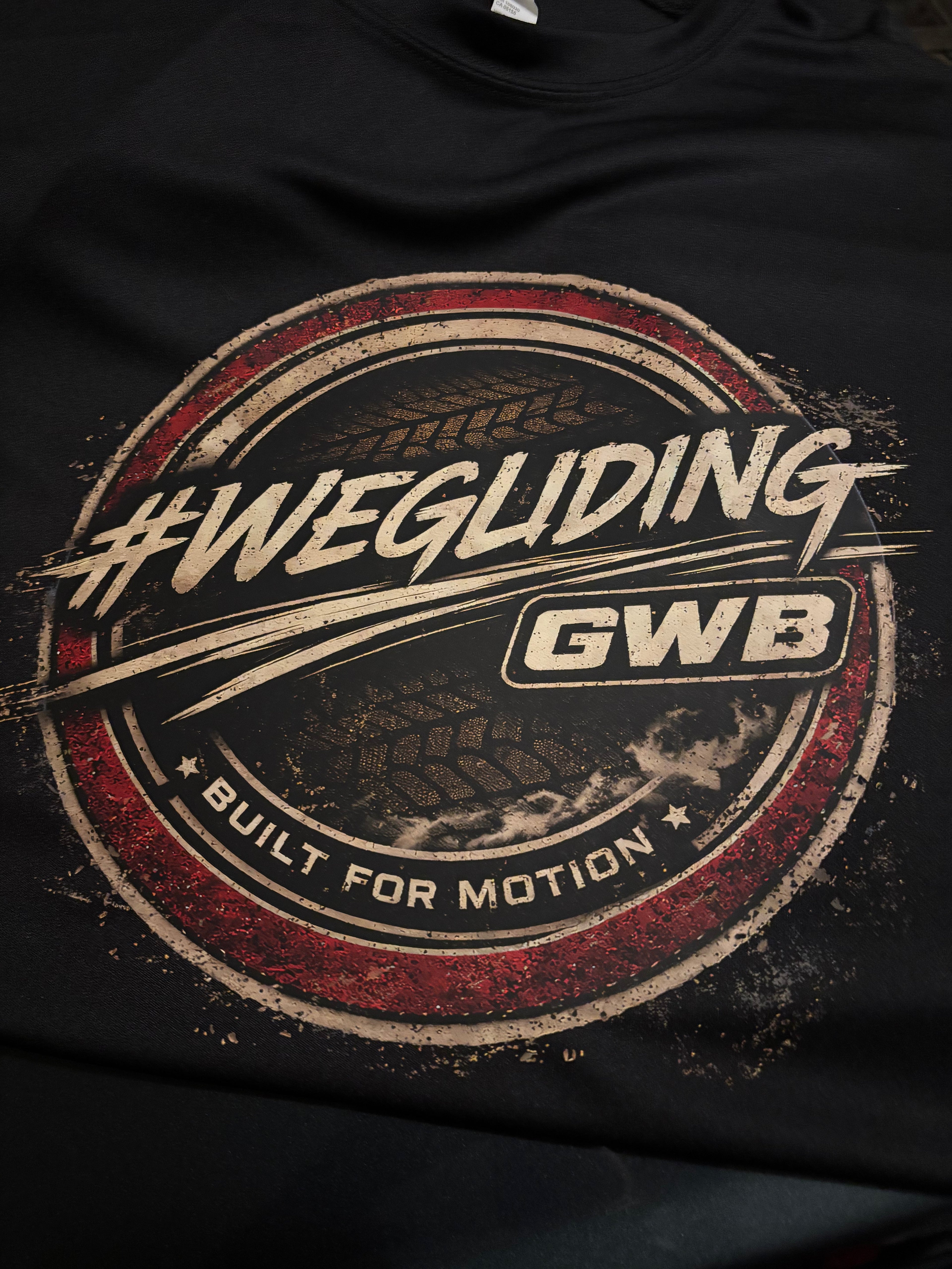 #WEGLIDING BLACK OR RED  DRYFIT BFM