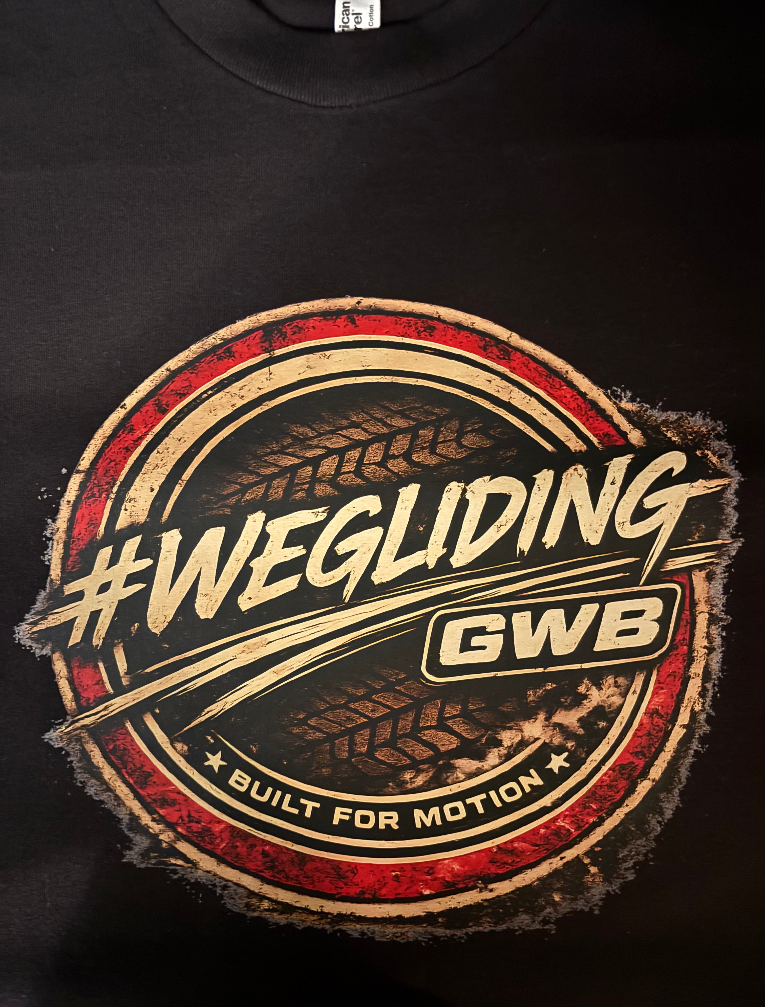#WEGLIDING BLACK OR RED T-SHIRT BFM